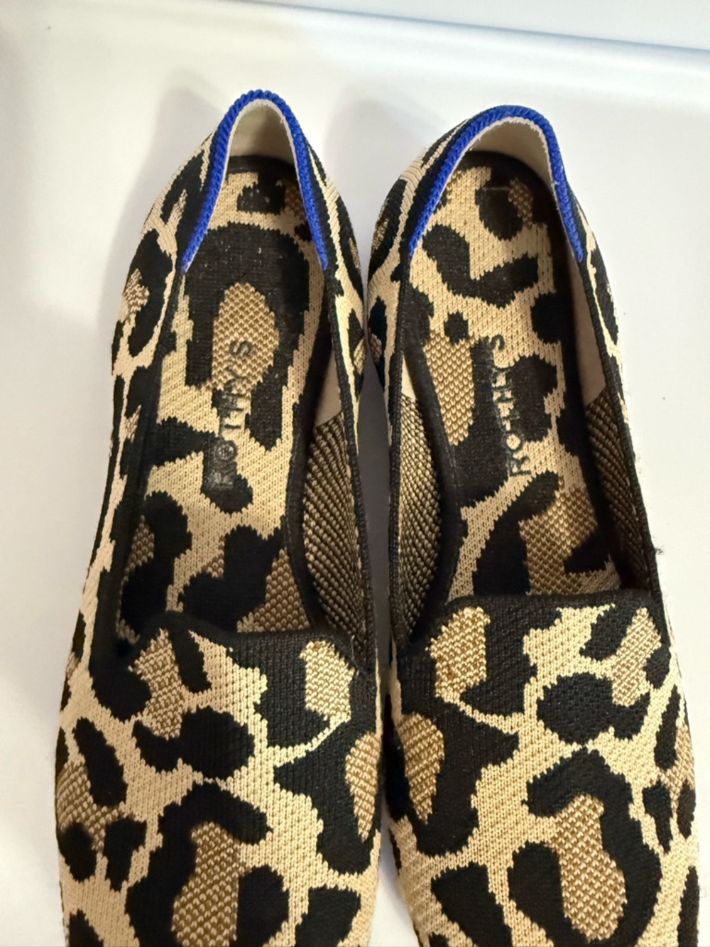 Rothy's The Almond Loafer Sz 9 Desert Cat Leopard - Picture 3 of 6